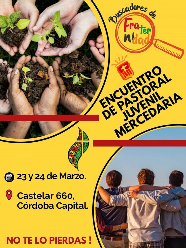 Próximamente: Encuentro de Pastoral Juvenil Mercedaria